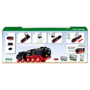 Brio World Battery-Operated Steaming Train